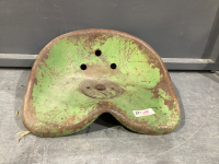 ANTIQUE TRACTOR SEAT - PAINTED GREEN