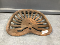 ANTIQUE CAST TRACTOR SEAT