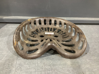 ANTIQUE CAST TRACTOR SEAT - "STODDARD"
