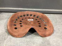 ANTIQUE METAL TRACTOR SEAT