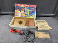 VINTAGE WOODBURNING KIT - NOT COMPLETE