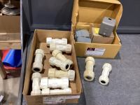 USESD PRESSURE SWITCHES, AND PLASTIC FLOW CONTROL FITTINGS - 3/4" AND 1"