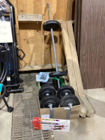 WEIDER WEIGHTS - DUMBBELLS, BAR, VARIOUS WEIGHTS