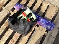 Spider-Man chair, assorted outside toys