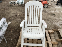 Plastic rocking chair