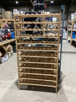 LARGE WOOD WINE RACK
