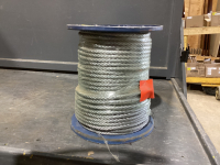 SMALL SPOOL OF GALANIZED 5/16" WIRE CABLE