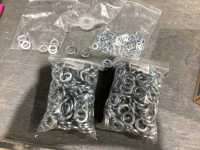 SMALL BOX OF LOCK WASHERS - VARIOUS SIZES