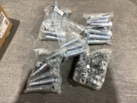 HEX BOLTS - 3/4" X 3-1/2". AND HEX NUTS