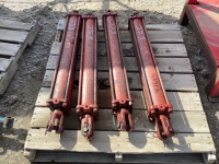 4 hydraulic cylinders, 1.5&rdquo; shaft, 41&rdquo; pin to pin, closed, 32&rdquo; stroke