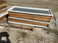 (3) - 24&rdquo;x5&rsquo;8&rdquo;, 1 casement window W/ screen, 2 solid windows