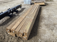 10 pieces , 6x6 treated posts, 16&rsquo; long