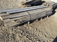 Bundle of misc weathered boards, random lengths 6-10&rsquo;