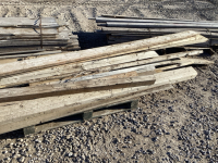Pallet of random lumber, 2x8, 2x 4, 4x6, 1x4,