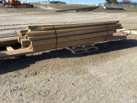 Bundle of treated 3x12, 4x4, 6x6 posts, 1x6 deck boards, 10&rsquo; - 16&rsquo; lengths