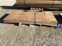 Pallet of weathered 4x8 sheets plywood 3/8"