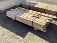 Stack recycled 2x4, 47 pieces , 22&rdquo;-6&rsquo; long