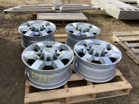 (4) GMC 2500 Aluminum RIMS - (8) BOLT x 18" on 180 m.