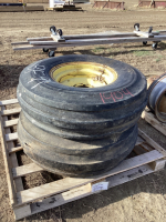 (2) IMPLEMENT TIRES - 10.00-16SL ON RIMS