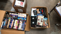 (3)BOXES OF VHS MOVIES