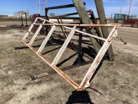 (2) 15' L ANDLES FROM 4'-3' PARK GATES WITH HINGES AND CHAIN