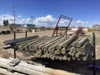 USED WOOD POSTS AND 4'X 6' TIMBERS