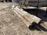 ASSORTED SIZES OF (6) POLES