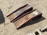 (2) METAL CAR RAMPS