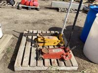 (2) HYDRAULIC FLOOR JACKS AND A JACK ALL