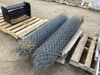 (2) ROLLS OF USED CHAIN LINK FENCE
