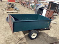 SMALL METAL GARDEN UTILITY CART