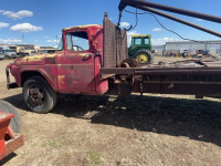 Vintage Ford Bed Truck w/ Gin Poles and Winch