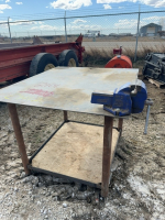 Steel welding table