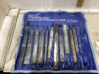 MATRI FILE SET + BROWNELLS REVOLVER CHAMFERING TOOLS