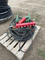 Pallet of hydraulic line and parts