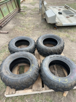 Set of four quad tires