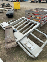 Magnum aluminum transport grill and steel backing plate