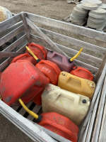 Pallet of plastic jerry cans