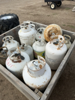 Pallet of mixed propane tank