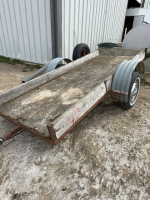 Single axle yard trailer