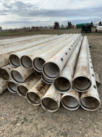 23 pieces of 12 inch gated pipe