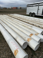 16 pieces of damaged gated pipe ( Selling as 1 Bundle )