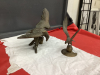 (2) BRASS EAGLES