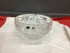BOHEMIAN CRYSTAL BOWL - PINWHEEL PATTERN