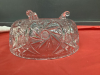 PINWHEEL CRYSTAL BOWL - 3 LEGS - 4