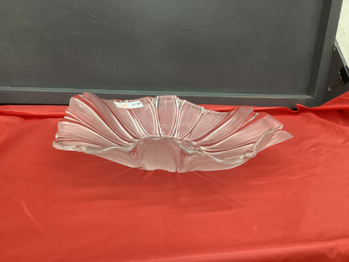 LARGE CRYSTAL BOWL - FLUTED