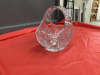 PINWHEEL CRYSTAL BASKET STYLE CANDY DISH - 2