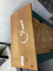 SMALL WOOD CABINET W SOME STENCILING - 3