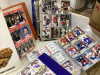 BOX OF HOCKEY CARDS AND 2 BOOKS - 2