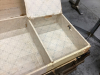 ANTIQUE CHEST - METAL W / WOOD SLATS AND REMOVEABLE TRAY - 5